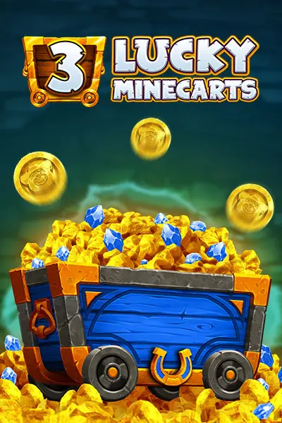 Jeu de 3 Chariots de Mine Chanceux Hold and Win Jeu de 3 Chariots de Mine Chanceux Hold and Win
