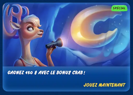 Offre spéciale SG Casino – Bonus Crab de 450 $